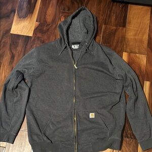 Carhartt Men's Gray Hoodie Sweater